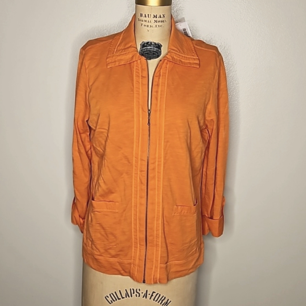 NEW | ZENERGY by CHICO'S | LEXY 3/4 SLEEVE JACKET | SIZE 1 (MEDIUM)